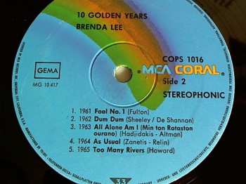 LP Brenda Lee: 10 Golden Years