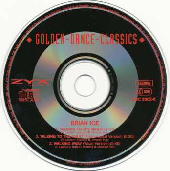 CD Brian Ice: Talking To The Night / Walking Away