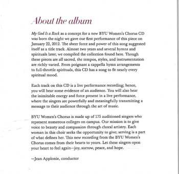 CD Brigham Young University Women's Chorus: My God Is A Rock