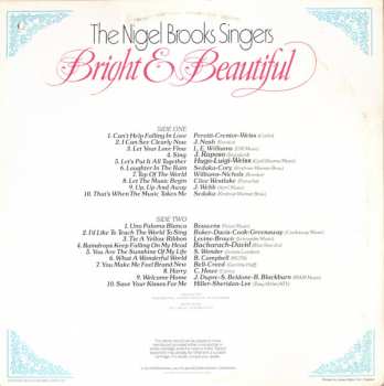 LP The Nigel Brooks Singers: Bright & Beautiful