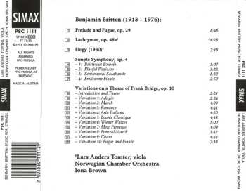 CD Benjamin Britten: Music For Strings