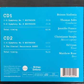 2CD Ludwig van Beethoven: Beethoven & Barry Vol. 3