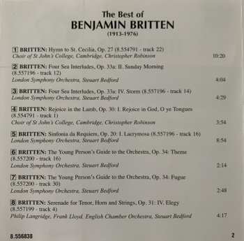 CD Benjamin Britten: The Best Of BRITTEN