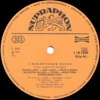 LP Brno Radio Pops Orchestra: V Romantickém Duchu