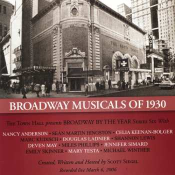 Album Broadway Musicals Of 1930 / O.b.c.: Broadway Musicals Of 1930