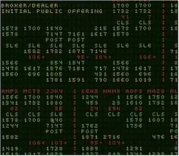 Broker/Dealer: Initial Public Offering