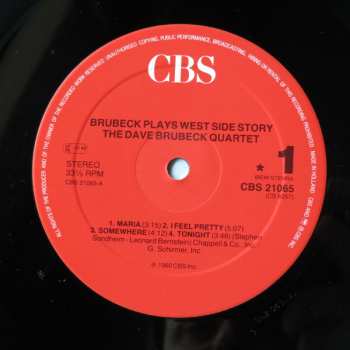 LP Dave Brubeck: Brubeck Plays West Side Story / Previn Plays My Fair Lady