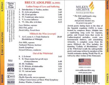 CD Bruce Adolphe: Ladino Songs Of Love And Suffering / Mikhoels The Wise (Excerpt) / Out Of The Whirlwind