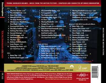 3CD Bruce Broughton: Young Sherlock Holmes (Music From The Motion Picture) LTD