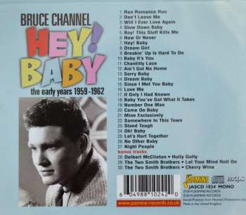 CD Bruce Channel: Hey! Baby - The Early Years 1959-1962