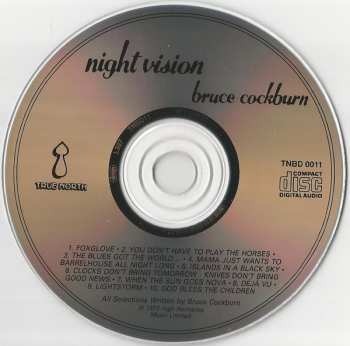 CD Bruce Cockburn: Night Vision