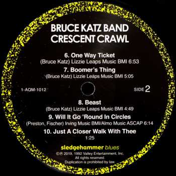 LP Bruce Katz Band: Crescent Crawl  LTD