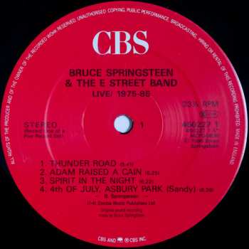 5LP/Box Set Bruce Springsteen & The E-Street Band: Live 1975-85