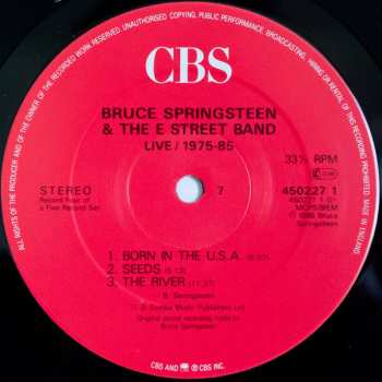 5LP/Box Set Bruce Springsteen & The E-Street Band: Live 1975-85