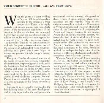 CD The London Symphony Orchestra: Violin Concerto No. 1 / Symphonie Espagnole / Violin Concerto No. 5