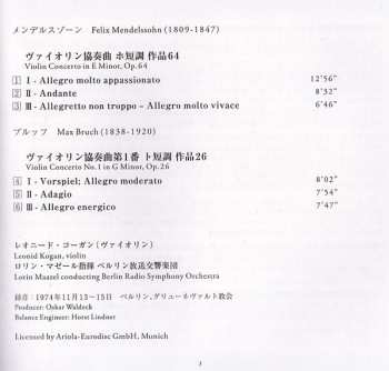 SACD Max Bruch: Die Violinkonzerte