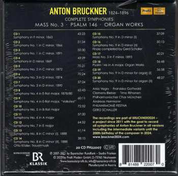 20CD/Box Set Anton Bruckner: Complete Symphonies • Mass No. 3 • Psalm 146 • Organ Works