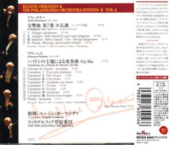 CD The Philadelphia Orchestra: Symphony No.7 In E / Variations On A Theme By Haydn LTD