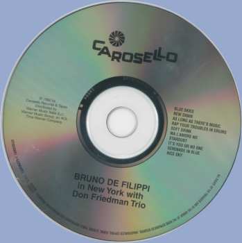 CD Bruno De Filippi: In New York With Don Friedman Trio