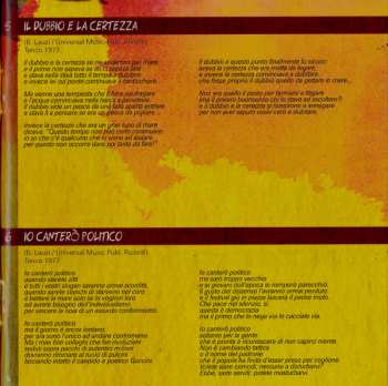 2CD Bruno Lauzi: Bruno Lauzi & Il Club Tenco