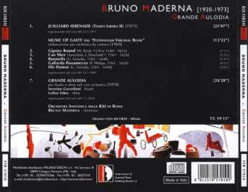 CD Bruno Maderna: Grande Aulodia