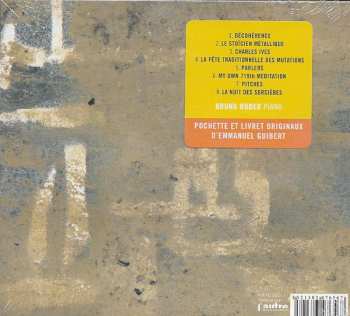 CD Bruno Ruder: Anomalies - Piano Solo