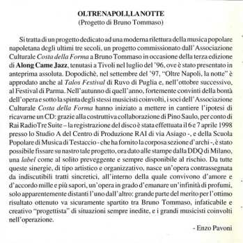 CD Bruno Tommaso: Oltre Napoli, La Notte