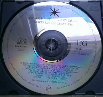 CD Roxy Music: Street Life - 20 Great Hits