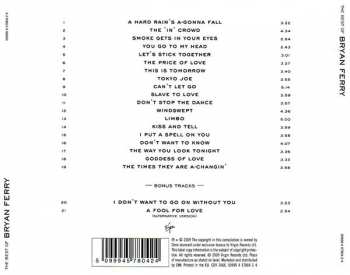 CD Bryan Ferry: The Best Of Bryan Ferry