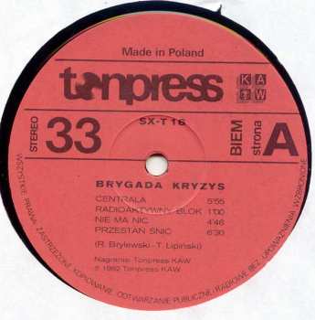LP Brygada Kryzys: Brygada Kryzys