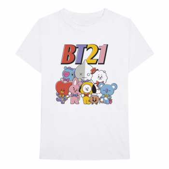 Merch Bt21: T-shirt Colourful Squad 