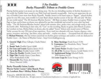 CD Bucky Pizzarelli: 5 For Freddie