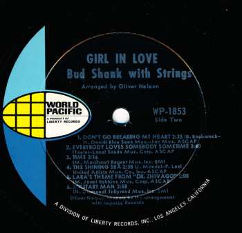 LP Bud Shank: Girl In Love