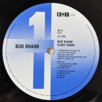 LP Bud Shank: Bud Shank Plays Tenor LTD