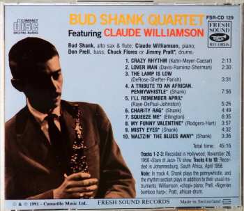 CD Claude Williamson: Bud Shank Quartet Featuring Claude Williamson
