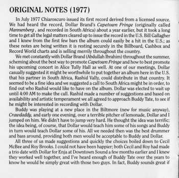 CD Dollar Brand: Buddy Tate Meets Abdullah Ibrahim (The Legendary 1977 Encounters)