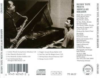 CD Dollar Brand: Buddy Tate Meets Abdullah Ibrahim (The Legendary 1977 Encounters)