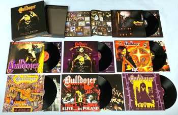 7LP/Box Set Bulldozer: Ride Hard Die Fast · The Complete Bulldozer Discography 1984-1990 LTD