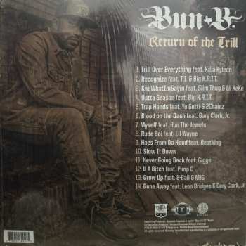 2LP Bun B: Return Of The Trill CLR | LTD