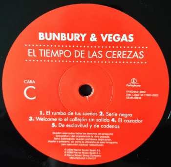 2LP/2CD Enrique Bunbury: El Tiempo De Las Cerezas