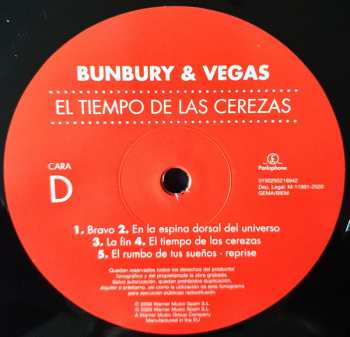 2LP/2CD Enrique Bunbury: El Tiempo De Las Cerezas