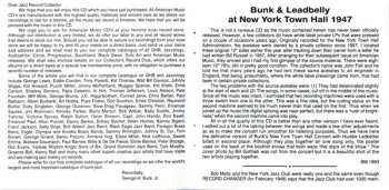 CD Leadbelly: At New York Town Hall 1947