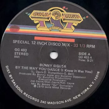 Bunny Sigler: By The Way You Dance (I Knew It Was You)