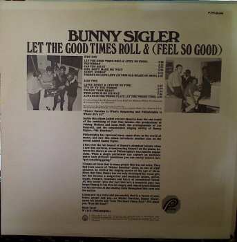 CD Bunny Sigler: Let The Good Times Roll / Feel So Good