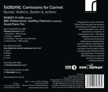 CD BBC Philharmonic: Isotonic (Commissions For Clarinet)