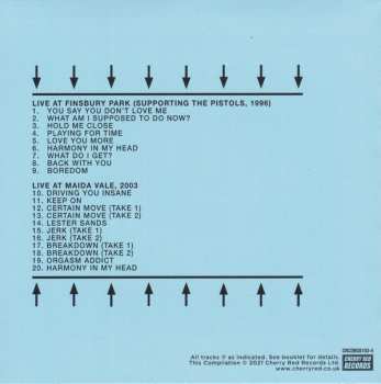 6CD Buzzcocks: Late For The Train (Live And In Session 1989 - 2016)