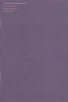 CD Eliane Radigue: Occam XXV