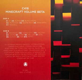 Box Set/2MC C418: Minecraft Volume Alpha / Minecraft Volume Beta CLR | LTD