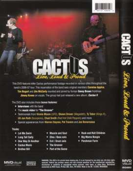 DVD Cactus: Live, Loud & Proud