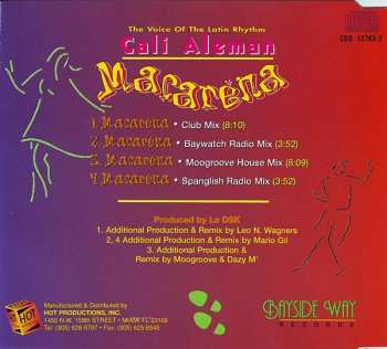 CD Cali Aleman: Macarena - The Dance Mixes